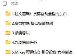 搭讪玩家1.0绝密课程年末横空出世插图1